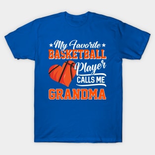 My Favorite Basketball Player Calls Me Grandma 2 T-Shirt